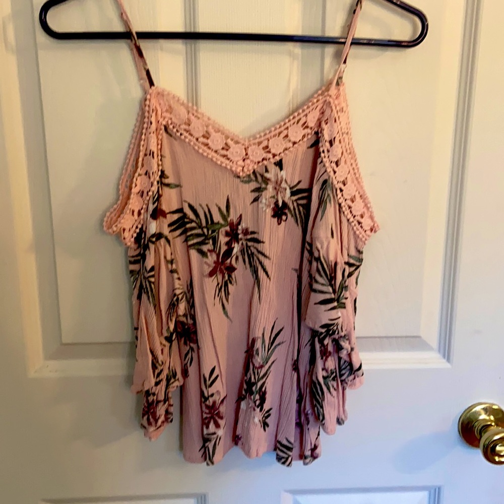 Aeropostale cold shoulder blouse